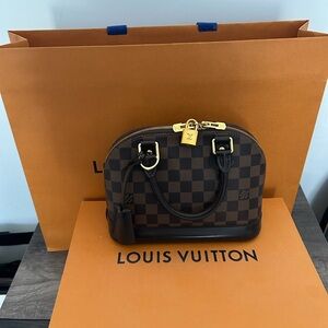 Louis Vuitton Brown Checkered Mini Bag